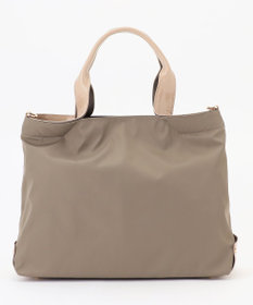 LA BAGAGERIE ツイルナイロン×エナメル 2WAYトートバッグ Mサイズ
