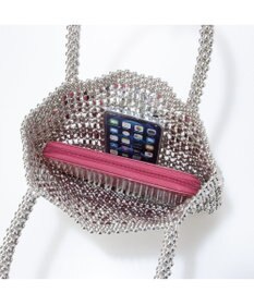 UNBILLION カシュカシュ cachecache / メタルビーズミニトートバッグ