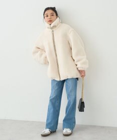 earth music&ecology ボアルーズブルゾン