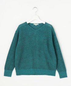 自由区 リネンミドルゲージプルオーバー ニット