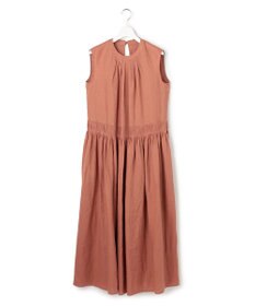 23区 S 【GOLD LABEL】ノーザンリネン バックリボン フレア ワンピース