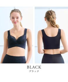 BRADELIS New York 【BRADELIS NewYork peace】ハートのキャッチャーカップで格上げフィットブラ23 ノンワイヤーでラクなのにしっかり美胸シルエット