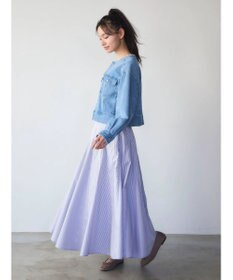 Green Parks ・ＳＵＧＡＲ　ＳＰＯＯＮ　ストライプフレアスカート