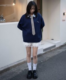 WEGO シャツドッキングニットプルオーバー