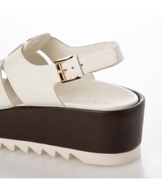 MODE ET JACOMO <MODE ET JACOMO>厚底グルカデザインウエッジサンダル