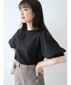 Green Parks パフ５分袖ニットプルオーバー