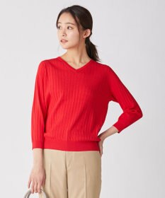 J.PRESS LADIES 【洗える】PRINCESS Vネック ニット