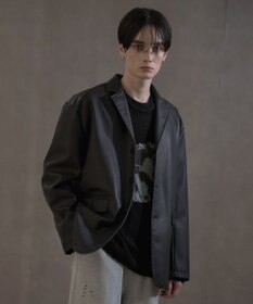 WEGO PUシングルテーラードジャケット