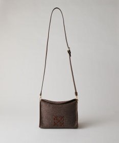 russet ナイロンラフィアショルダーバッグ(CE-1713)