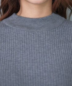 Tiaclasse 【洗える】千鳥柄ニットプリーツワンピース