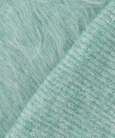 UNFILO L アルパカシャギー クルーネック プルオーバー