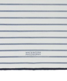 MOONBAT 【大きめ】マッキントッシュ フィロソフィー 晴雨兼用日傘 折りたたみ傘 ボーダー／遮光 遮熱 UV