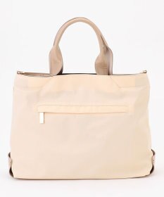 LA BAGAGERIE ツイルナイロン×エナメル 2WAYトートバッグ Mサイズ