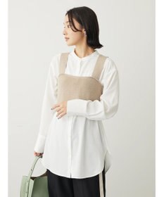 Green Parks ＳＥＴ２点ニットビスチェ＋とろみチュニック