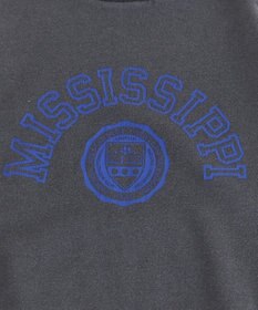 WEGO 【ANGIE VINTAGE】ピグメントカレッジロゴショートスウェット