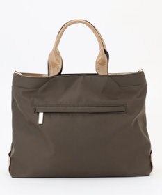 LA BAGAGERIE ツイルナイロン×エナメル 2WAYトートバッグ Mサイズ