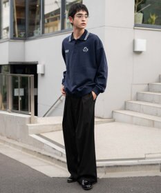 WEGO 【ユニセックス着用ITEM/MLサイズ展開】モチーフロゴポロスウェット