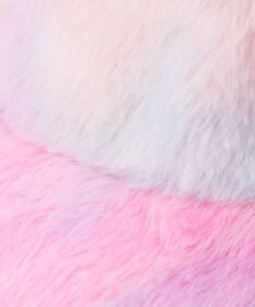 ANY KIDS ネコ耳付き ファー キャップ