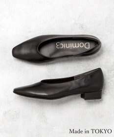 Dominic3 ディープカット レザーパンプス