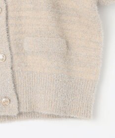 Feroux 【洗える】ラメシャギー カーディガン