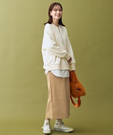 ANY ハーフジップスウェット