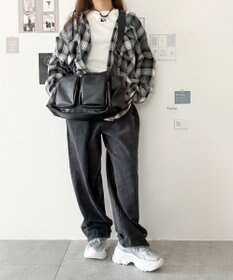 WEGO ラバーコンビ厚底スニーカー