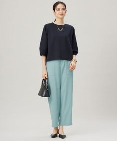 自由区 L 【セットアップ対応・洗える】ブークレダンボール カットソー