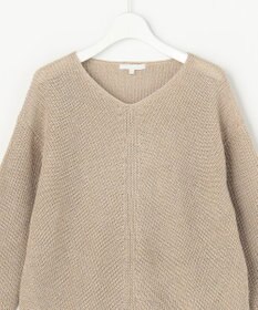 自由区 リネンミドルゲージプルオーバー ニット