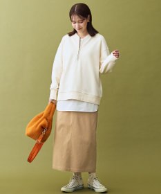 ANY ハーフジップスウェット