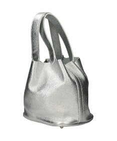 INTER-CHAUSSURES 【ANDREA CARDONE】メタリックレザーバケットバッグ
