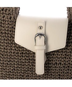 UNBILLION カシュカシュ cachecache / ベルトフラップクロッシェトート カゴバッグ