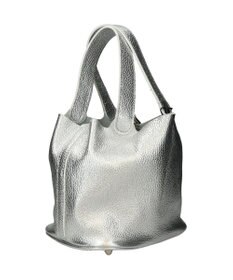 INTER-CHAUSSURES 【ANDREA CARDONE】メタリックレザーバケットバッグ