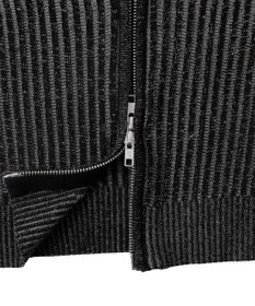 WEGO ダブルジップオフショルニットトップス