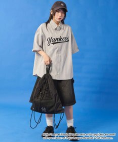 WEGO 【ユニセックス着用ITEM】別注MLBストライプグラフィックシャツ（SS）