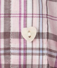 ANY KIDS チェックドッキングワンピース