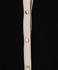 23区 【洗える】レーヨンポリエステルストレッチ 半袖 カーディガン