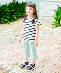 ANY KIDS ひんやりクール 肩リボンTシャツ