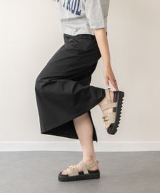 Bridget Birkin 【PARADIS COULEUR】メタルチェーン厚底フットベッドサンダル