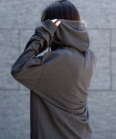 WEGO 【ユニセックス着用ITEM/MLサイズ展開】スラブチェックロゴジップパーカー