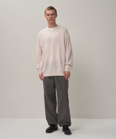 ATON LINEN WOOL BRUSHED | Vネックセーター - UNISEX