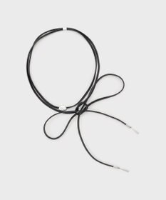 GRACE CONTINENTAL レザーロングチョーカー