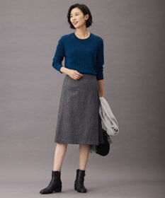 J.PRESS LADIES S 【セットアップ対応】ウールストレッチツイード スカート
