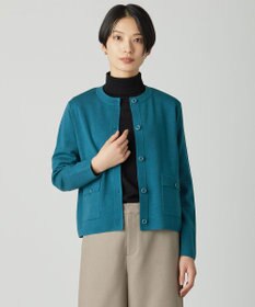 J.PRESS LADIES WORETED WOOL BLEND カーディガン