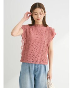 Green Parks ・Ｐｅｔｉｔ　Ｆｌｅｕｒ　フレンチレーシ－ブラウス