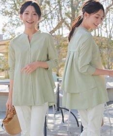 Tiaclasse バックタックフレアチュニック