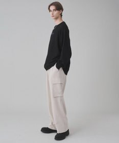 WEGO 【ユニセックス着用ITEM/SMLサイズ展開】アクセ付きワンポイントニットプルオーバー