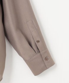 自由区 L シャイニーオーガンジーシアー シャツ