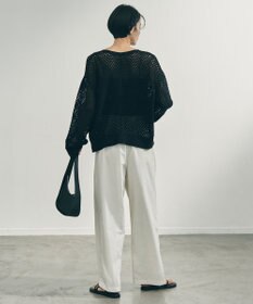 UNFILO クロシェレースニット ZIPカーディガン