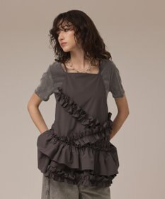 GRACE CONTINENTAL フリルキャミソール