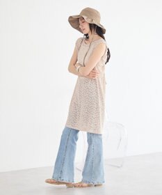 earth music&ecology 【2WAY】レースギャザーワンピース